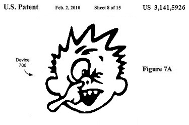 U.S. Patent 3,141,5926 "Removing a Booger by Performing Gestures with a Finger"