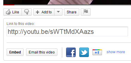 Click the Embed button